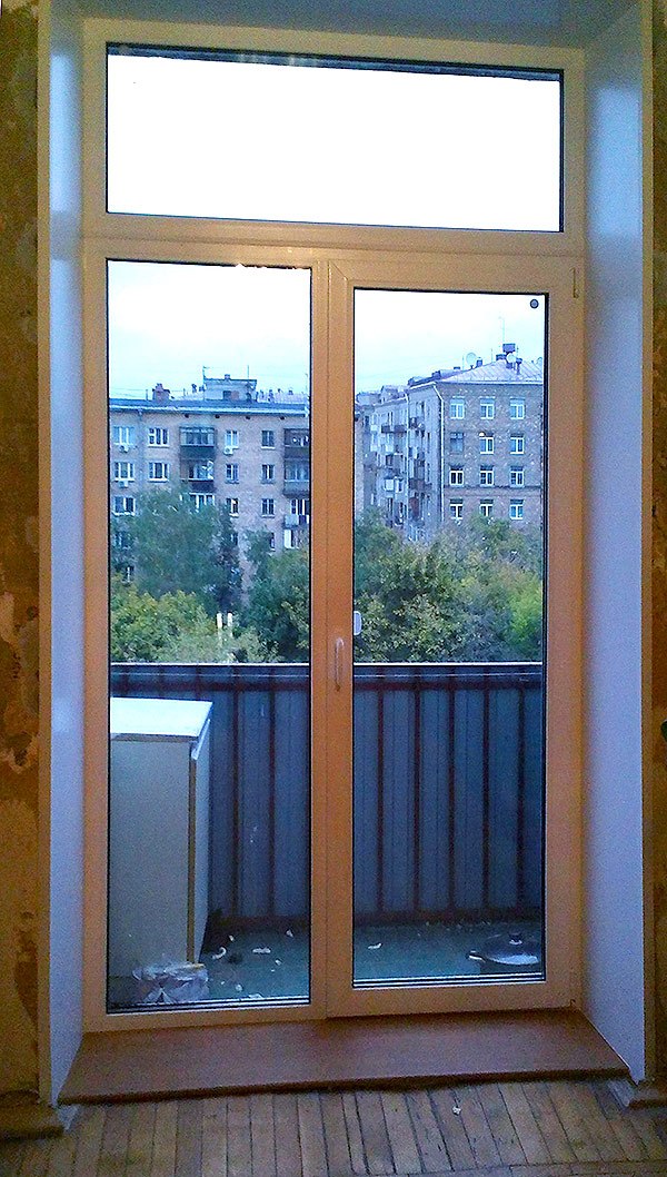 Балконная дверь в квартире, Железнодорожный