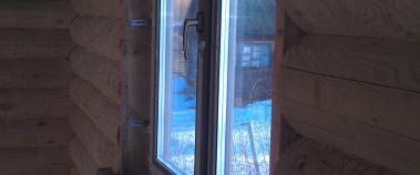 Окно пвх в деревянном доме, Балашиха